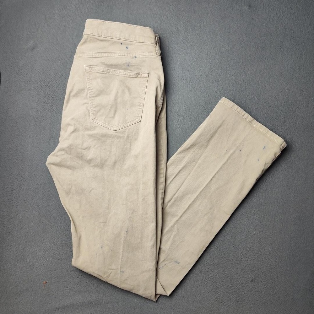 Flint and Tinder Pants Mens 33x33 Khaki Beige Straight Fit Stain Workwear‎